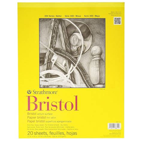 Bloco De Papel Strathmore Bristol X Cm G M Folhas V Rias