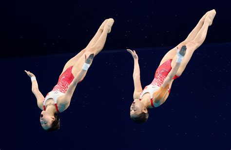 Chinas Chenzhang Sail To Tokyo 2020 Womens Synchronised 10m Platform