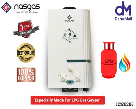 Nasgas Liter Dg L Instant Water Heater Super Model Dual Protection