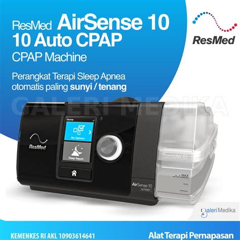 Jual Resmed Airstart Automatic Cpap Untuk Sleep Apnea Full Set