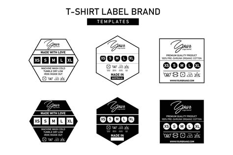 Clothing Label Tag Vector Templates Design 21736885 Vector Art At Vecteezy