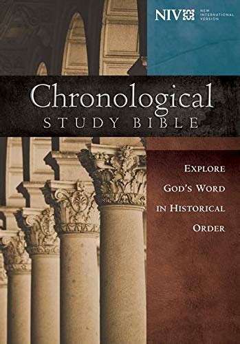 NIV, Chronological Study Bible, Hardcover: Holy Bible, New International Version | Pricepulse