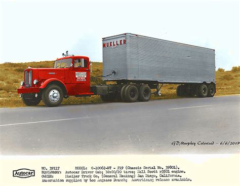 Aiutocar Fruehauf Mueller Truck Co Colorized George Murphey Flickr