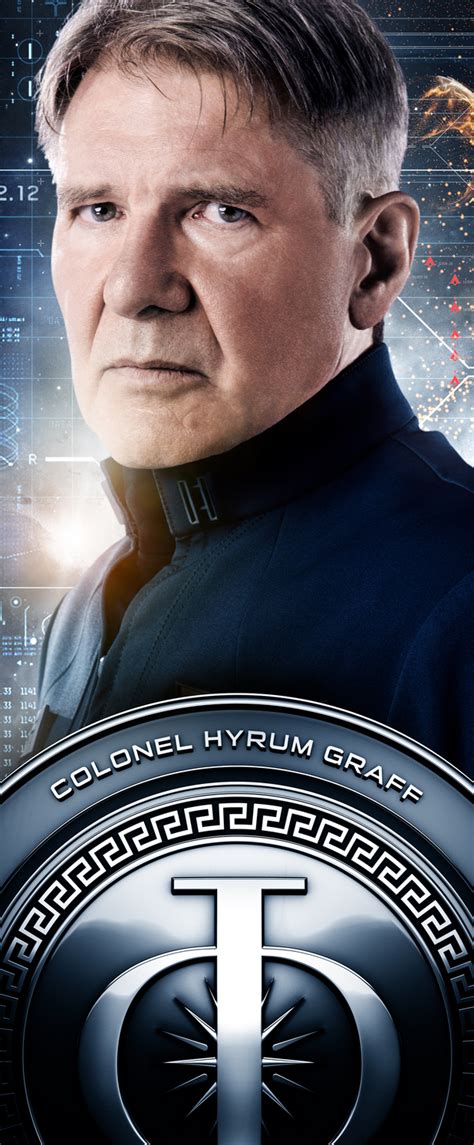 Ender's Game Characters Banners: Colonel Hyrum Graff - Ender's Game ...