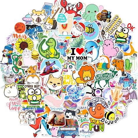 Buy 100 Pcs Stickers For Kids Stickers For Water Bottles Vinyl