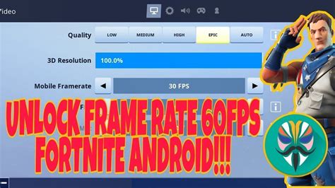 How To Get 60 FPS For ANY DEVICE In Fortnite Mobile YouTube