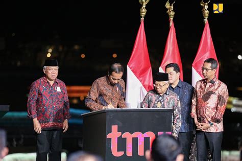 Presiden Jokowi Resmikan Revitalisasi Tmii Pupr Lahirkan Wajah Baru