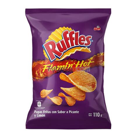 Papas Fritas Ruffles Flamin Hot 110 G Unidad Fybeca