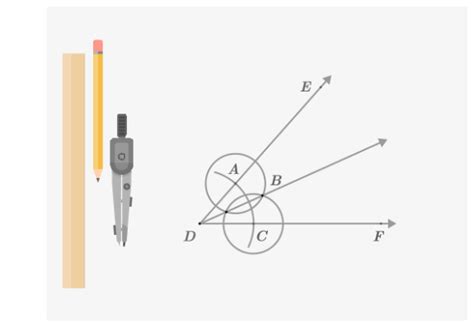 Flexi Answers What Is The Process For Drawing A Bisector Of An Angle Ck 12 Foundation