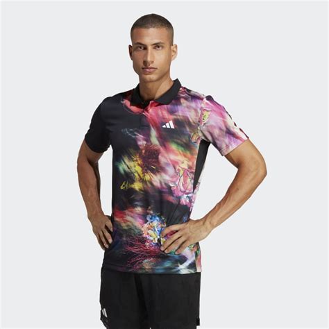 Adidas Melbourne Tennis Heat Rdy Freelift Polo Shirt Multicolor Men