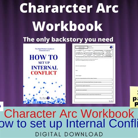 Guide On Character Arcs How To Set Up Internal Conflict Etsy