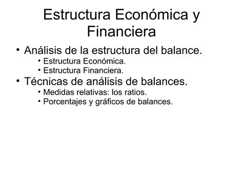 An Lisis Financiero De La Empresa Ppt