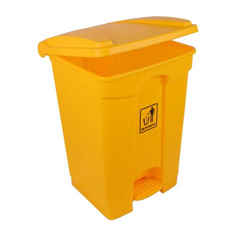 Bison 50l Recycling Bin With Colour Coded Lids Stickers Caterclean