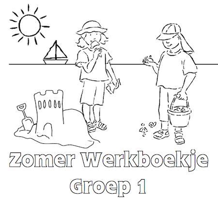 Zomer Werkboekje Groep Zomer Werkbladen Zomer Zomer Kleurplaten