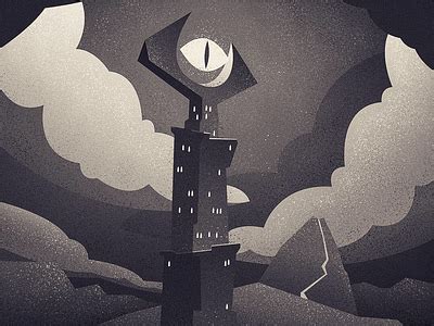 Eye of Sauron - Barad-dûr by Terry Edward Elkins on Dribbble