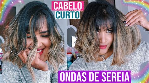 ONDAS CHAPINHA EM CABELO CURTO YouTube