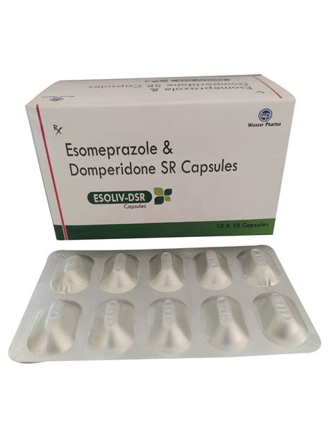 Woxter Pharma Esomeprazole And Domperidone Sr Capsules At Rs Strip