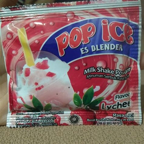 Jual Pop Ice Rasa Leci 1 Renceng Isi 10 Bungkus Shopee Indonesia