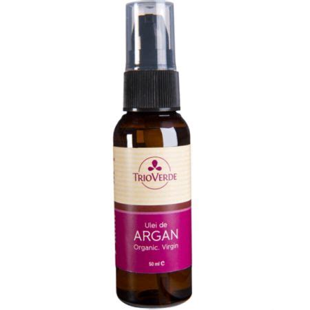 Ulei De Argan Virgin Spray 50 Ml Trio Verde Farmacia Tei Online