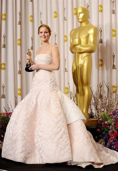 Jennifer Lawrence En Christian Dior En Les Plus Belles Robes Des