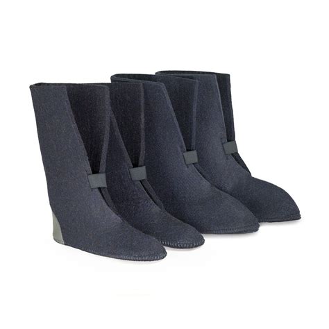 12 High Wool Felt Boot Liners Blue 85% Wool Style