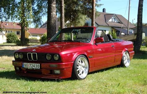 BMW E30 CARS: Red E30 325i M-tech 2 convertible Bmw E30 325, Bmw 325 ...