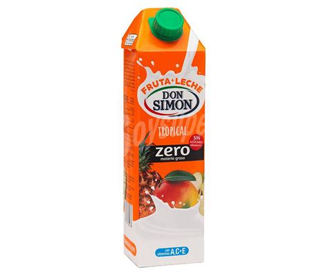 Don Sim N Funciona Max Leche Con Zumo De Frutas Tropicales L