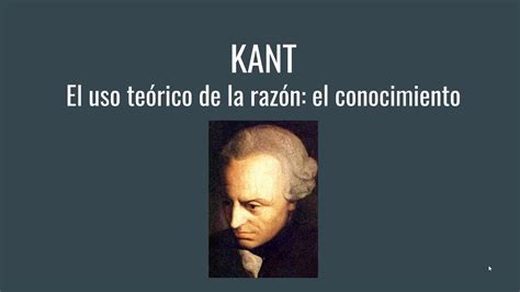 Kant Teoría Del Conocimiento Youtube