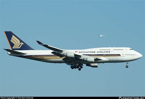 9V SMU Singapore Airlines Boeing 747 412 Photo By Thorsten Urbanek ID