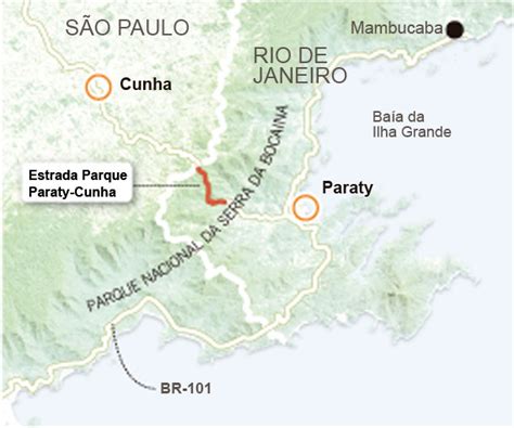 Distancia Entre Cunha E Paraty - O Globo - A estrada-Parque Paraty-Cunha