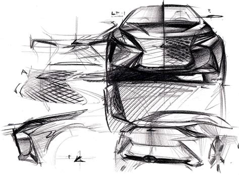 Car design Pencil sketches on Behance