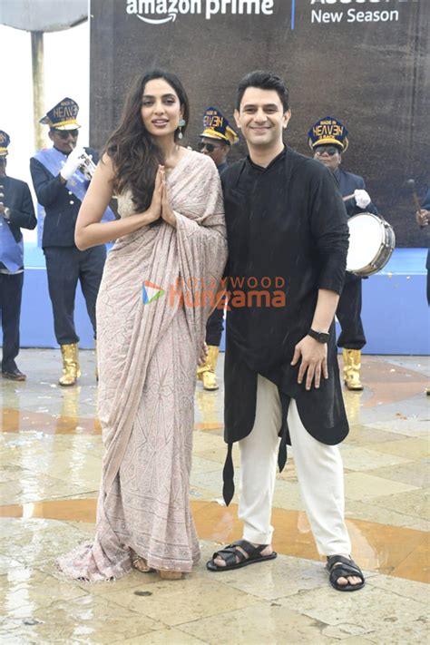 Photos Sobhita Dhulipala And Arjun Mathur Snapped Promoting Made In