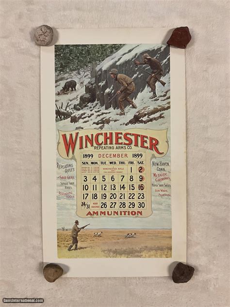 Retro Winchester Calendar Reproductions For Sale