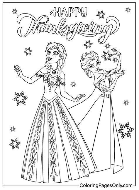 30 Disney Thanksgiving Coloring Pages