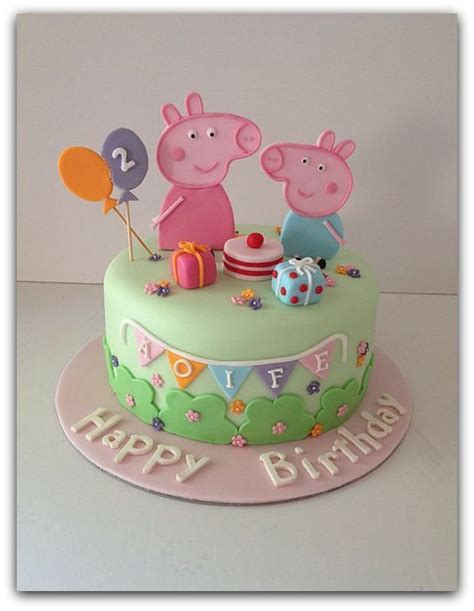 Peppa Pig Tortas Infantiles 5 Pasteles De Peppa Tortas De Peppa