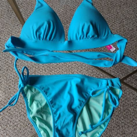 Victoria S Secret Swim Bundle Victorias Secret Blue Push Up Bikini