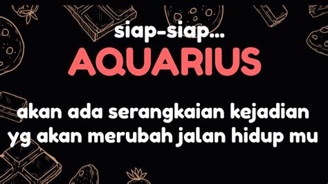 AQUARIUS Siap Siap Akan Ada Serangkaian Kejadian Yg Akan Merubah