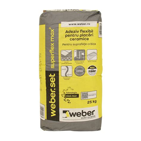 Adeziv Flexibil Placari Ceramice Interior Exterior Weber Superflex