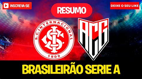 Internacional X Atletico Go Campeonato Brasileiro Rodada