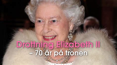 Drottning Elizabeth Ii 70 år På Den Brittiska Tronen Hänt