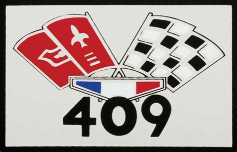 Chevy 409 Flag Decals