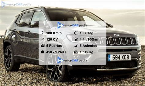 Jeep Compass 16 Multijet 120 Ficha Técnicas 2017 Actualidad Rendimiento Dimensiones Datos