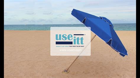 Useitt Best Beach Umbrella For Wind It Won T Blow Away Youtube