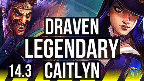 DRAVEN Nautilus Vs CAITLYN Milio ADC Legendary 300 Games BR