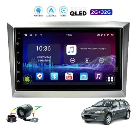 Kit Multimidia 2 Din Android Renault Megane Grand Tour Parcelamento