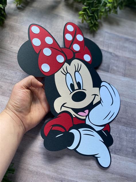 Minnie Mouse Party Props Minnie Mouse Cutouts Minnie Mouse Etsy