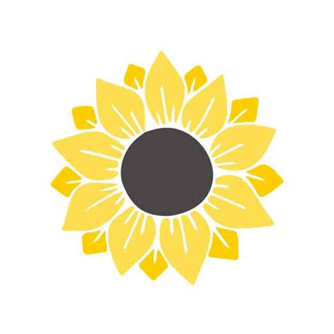 Sunflower Crown SVG