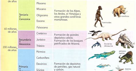 Linea Del Tiempo De Las Eras Geologicas Buscar Con Google Linea Del