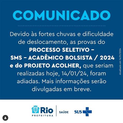 Prefeitura adia concurso para área da saúde Super Rádio Tupi