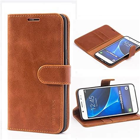 Mulbess Funda Para Samsung Galaxy J3 J3 Duos 2017 Funda De Cuero Pu